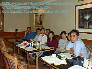 Official pic of small gathering ex-Trisula 1976